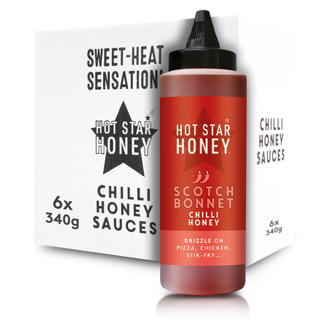 Scotch Bonnet Chilli Honey Box of 6