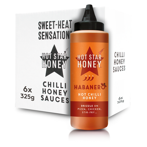 Habanero Hot Chilli Honey Box of 6