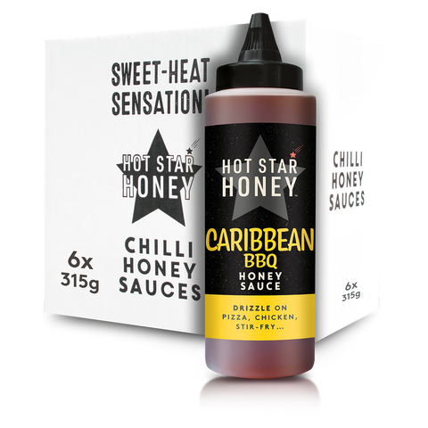 Caribbean BBQ Honey Sauce Box of 6