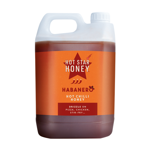 Habanero Hot Chilli Honey 5kg Jerrycan