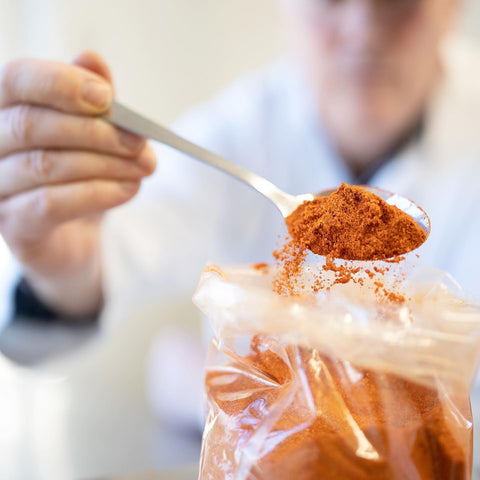 Hot Star Honey's unique blend of spices images shows spices used