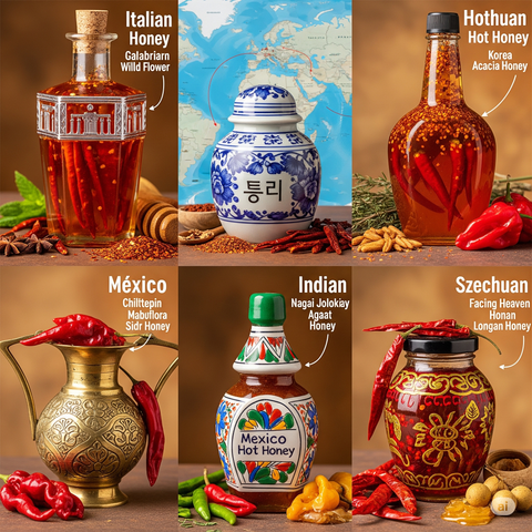 Hot Honey Around the World: Regional Variations and Flavours