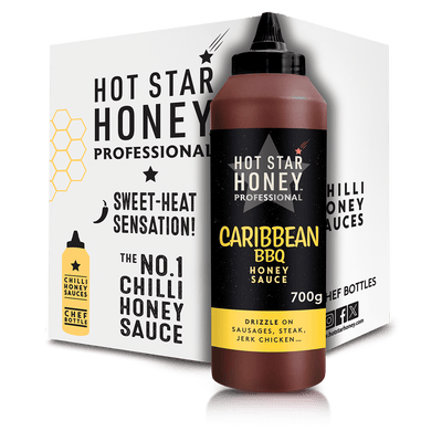 Caribbean BBQ Honey Sauce Box of 6