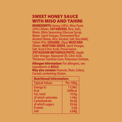 Miso & Tahini Honey Sauce