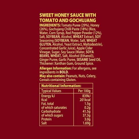 Gochujang Ketchup Honey Sauce