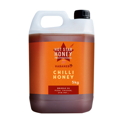 Habanero Hot Chilli Honey 5kg Jerrycan