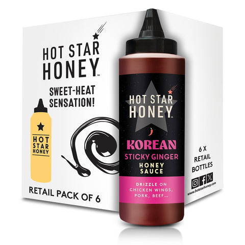 Korean Sticky Ginger Honey Sauce Retail Case (6 x 310g)
