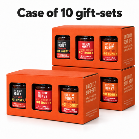 Spreadable Hot Honey Set of 3 – Case of 10