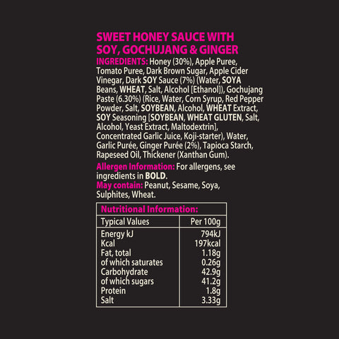 Korean Sticky Ginger Honey Sauce