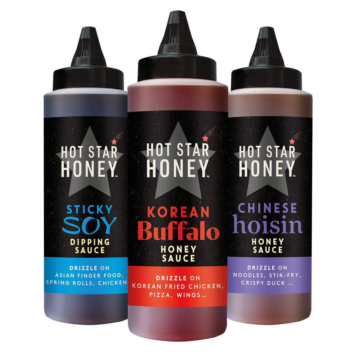 Wing Sauce Set – Hot Star Honey