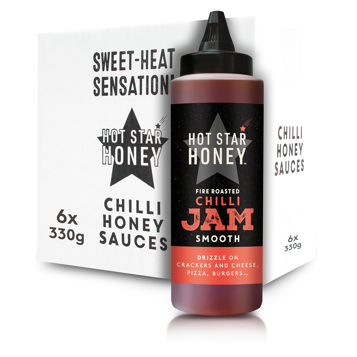 Fire-Roasted Chilli Jam Box of 6 – Hot Star Honey