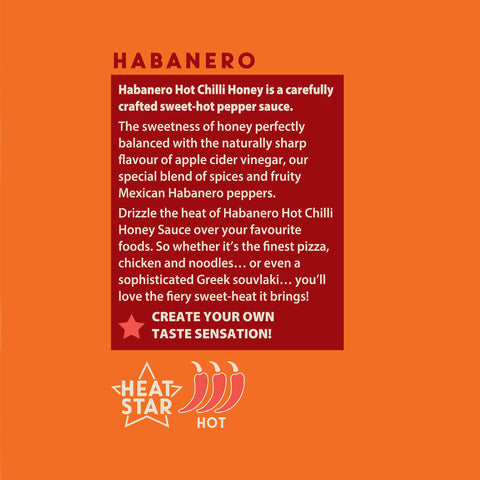 Habanero Hot Chilli Honey Box of 6 x 700g