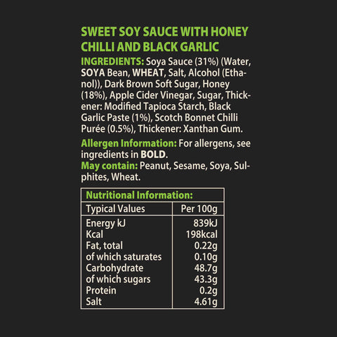 Chilli & Black Garlic Sweet Soy