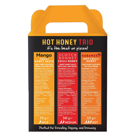 Hot Honey Sauce Trio